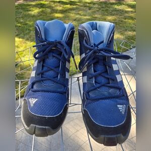 Adidas Size 5 Kids Blue Hiking Shoes